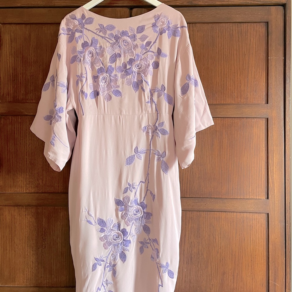 Embroidered floral dress ASOS